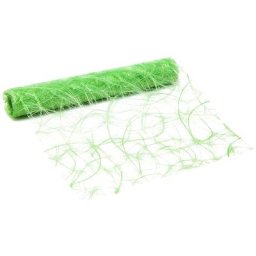 Chemin de table Sizoweb, vert clair, 30 cm, 5 m
