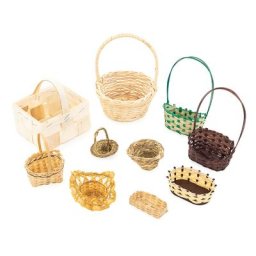 Set de mini paniers, 5 - 12 cm, 10 pièces