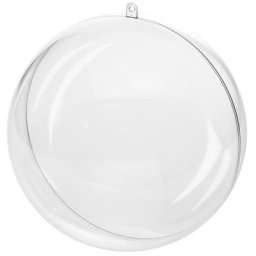 Boule en plastique, 18 cm Ø