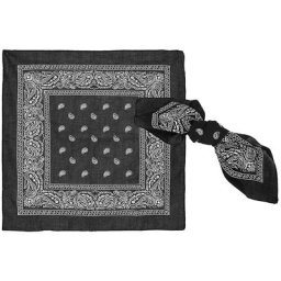 Bandana classique, noir, 2 pièces