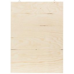 Panneau en bois, carré, 40 x 55 cm