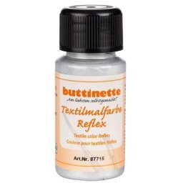 buttinette Peinture réfléchissante pour textiles, 50 ml