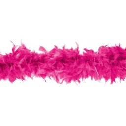 Boa de plumes, rose vif, 90 g, 1,80 m