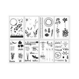 Motifs à transférer « plantes & cuisine » + papier carbone
