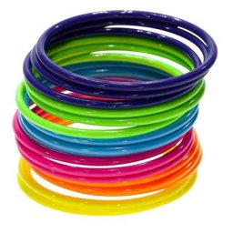 Kit de bracelets fluo, 18 pièces