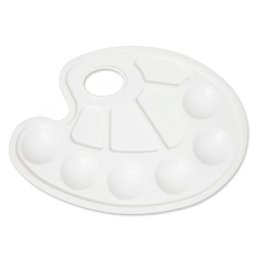 Palette de peinture en plastique