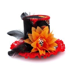 Mini haut-de-forme ""La Catrina