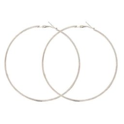 Boucles d'oreilles Créoles, argent