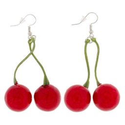 Boucles d'oreilles ""cerises