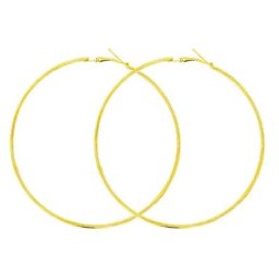 Boucles d'oreilles Créoles, doré