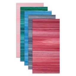 Plaques de cire ""rayures"", 20 x 10 cm, 5 pièces