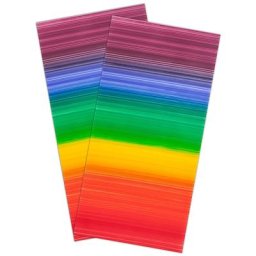 Plaques de cire ""arc-en-ciel"", 20 x 10 cm, 2 pièces