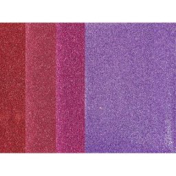 Papier transfert, tons rose, 10,5 x 14,8 cm, 4 feuilles