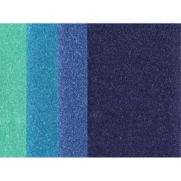 Papier transfert, tons bleus, 10,5 x 14,8 cm, 4 feuilles