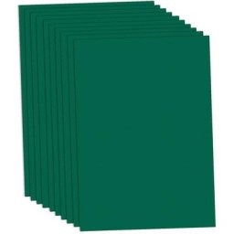 Papier à dessin, vert foncé, 50 x 70 cm, 10 feuilles