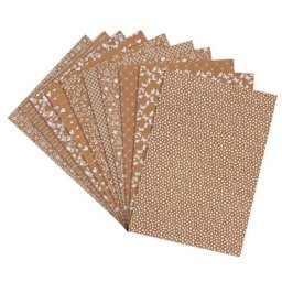 Ursus Carton kraft ""motifs mixtes"", 10 feuilles