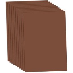 Papier carton, marron, 50 x 70 cm, 10 feuilles