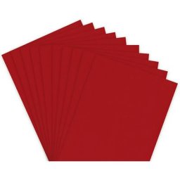 Folia Papier carton, rouge, 21 x 29,7 cm, 50 feuilles