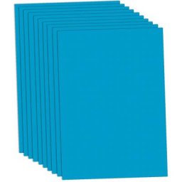 Papier carton, bleu clair, 50 x 70 cm, 10 feuilles