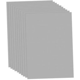 Papier carton, gris, 50 x 70 cm, 10 feuilles