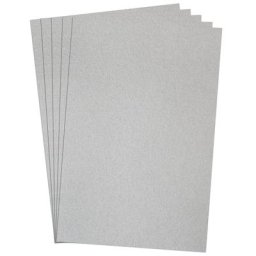 Carton teinté argenté, 50 x 70 cm, 5 feuilles