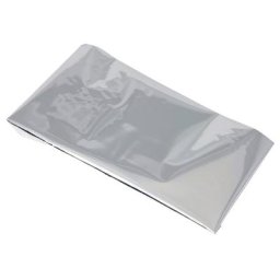 Papier transfert pour bougies, couleur argent, 5 x 10 cm, 5 pièces