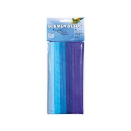 Folia Papier de soie, tons bleus, 50 x 70 cm, 10 feuilles