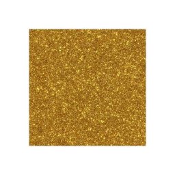 plottiX Film thermocollant GlitterFlex, or, 30 x 30 cm