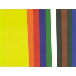 Plaques de cire, multicolore, 20 x 10 cm, 10 pièces
