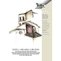 folia Bloc pour aquarelle, 21 x 29,7 cm, 10 feuilles