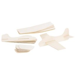 Kit de construction en bois ""avions en bois"", 12 avions