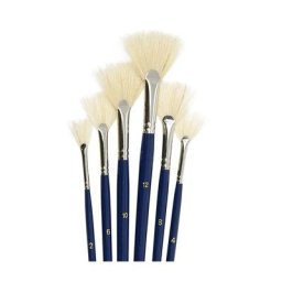 buttinette Pinceaux éventail, 6 pièces