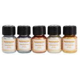 buttinette Peintures métalliques, classique, 5x 30 ml