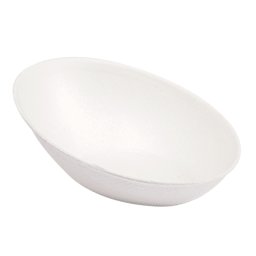 Mise en bouche Bionic Ovale - Blanc - carton de 1000 units