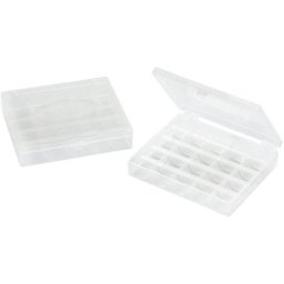 buttinette Boîtes de rangement pour canettes, 10,5 x 12 x 2,5 cm, pour 50 canettes