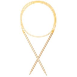 buttinette Aiguilles circulaires en bambou, 80 cm