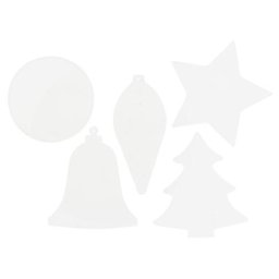 Suspensions à colorier ""Noël"", 5 pièces