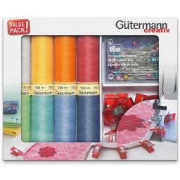 Gütermann Kit de couture avec bobines, pinces et épingles