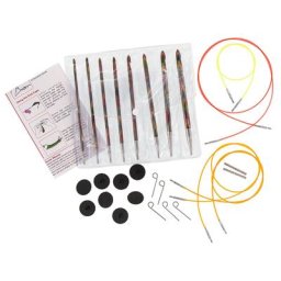 Kit de crochets tunisiens ""symfonie"" KnitPro , bois de bouleau