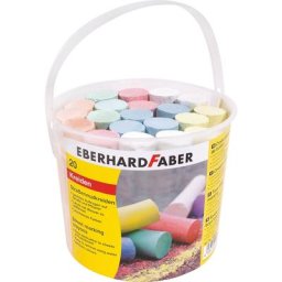 Craies de trottoir, multicolore, 20 pièces