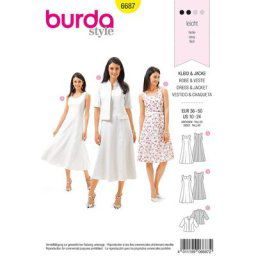 burda Patron 6687 ""Robe et veste en lin