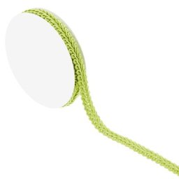 Galon de passementerie, vert clair, 10 mm, 5 m