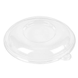 Couvercle haut en PET pour bol rond en cellulose naturelle fibre de