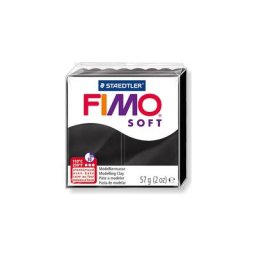 Pâte FIMO Soft, noir, 57 g