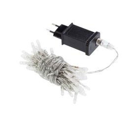 Guirlande lumineuse LED avec fiche euro, 50 ampoules
