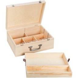 Boîte en bois, 35 x 25 x 15 cm