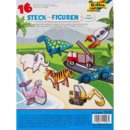 Folia Kit créatif ""figurines en carton"", 16 pièces