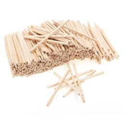 Bâtonnets en bois brut, 8,6 cm, 650 pièces