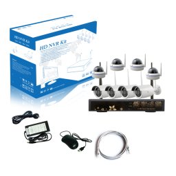 Kit vidéo-surveillance wifi 8 caméras full-hd+ (3mp) 2304x1296 - intérieur