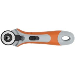 buttinette Cutter rotatif, dim. lame : 28 mm Ø, longueur : 15 cm